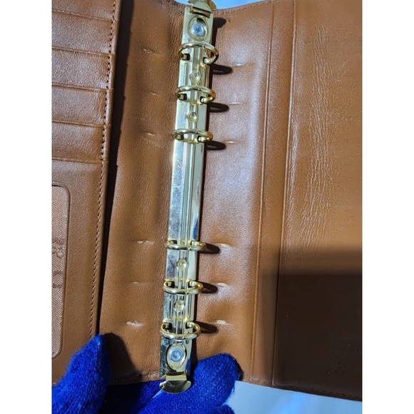 Authentic MCM Visetos Long Agenda Wallet Cognac - Picture 11 of 14